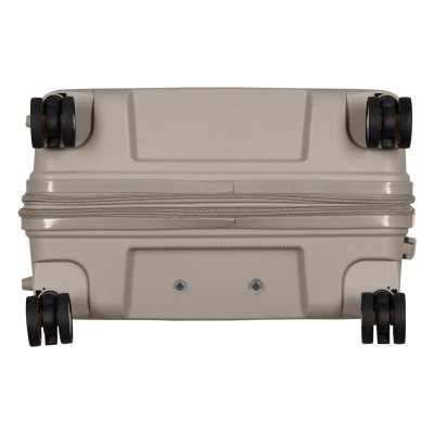 Валіза 2E, Aero, поліпропілен, середня, 63/78 л, TSA, 4 колеса, EXP, сіро-коричневий (2E-SPP-AERO-M-TP)