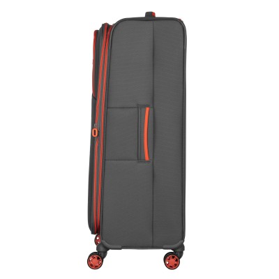 Валіза 2E, Trek, поліестер, велика, 97/117л, TSA, 4 колеса, EXP, сірий (2E-SPE-TREK-L-GR)