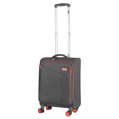 Валіза 2E, Trek, поліестер, мала, 35л, TSA, 4 колеса, сірий (2E-SPE-TREK-S-GR)