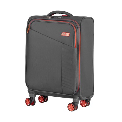 Валіза 2E, Trek, поліестер, мала, 35л, TSA, 4 колеса, сірий (2E-SPE-TREK-S-GR)