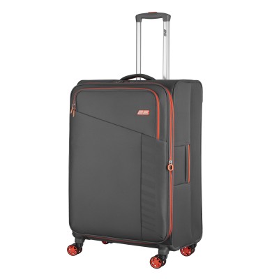 Валіза 2E, Trek, поліестер, середня, 64/78л, TSA, 4 колеса, EXP, сірий (2E-SPE-TREK-M-GR)