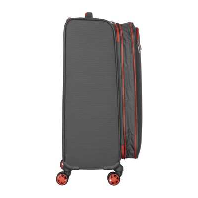 Валіза 2E, Trek, поліестер, середня, 64/78л, TSA, 4 колеса, EXP, сірий (2E-SPE-TREK-M-GR)