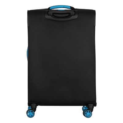 Валіза 2E, Trek, поліестер, середня, 64/78л, TSA, 4 колеса, EXP, чорний (2E-SPE-TREK-M-BK)