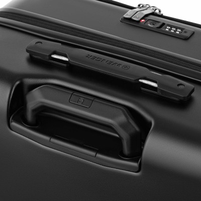 Валіза Wenger Amplix Hardside Large, велика, полікарбонат, TSA, 4 колеса, розширення, чорний (653329)