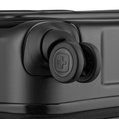 Валіза Wenger Amplix Hardside Large, велика, полікарбонат, TSA, 4 колеса, розширення, чорний (653329)