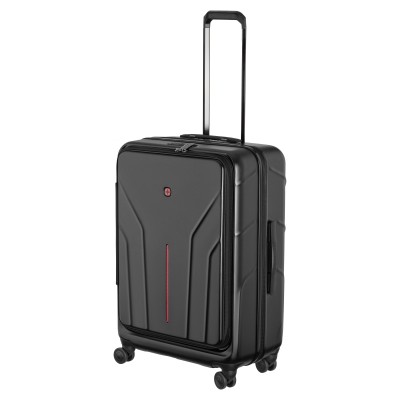 Валіза Wenger Amplix Hardside Medium, середня, полікарбонат, TSA, 4 колеса, розширення, чорний (653326)