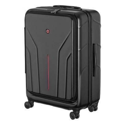 Валіза Wenger Amplix Hardside Medium, середня, полікарбонат, TSA, 4 колеса, розширення, чорний (653326)