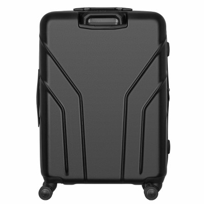Валіза Wenger Amplix Hardside Medium, середня, полікарбонат, TSA, 4 колеса, розширення, чорний (653326)