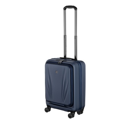 Валіза Wenger Skyon Hardside Carry-On, мала, з відсіком для н/б 16", полікарбонат, TSA, 4 колеса, розширення, USB, синій (653565