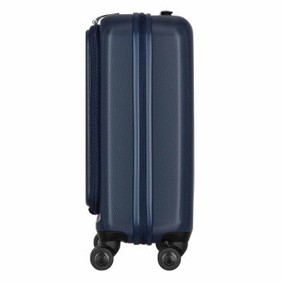 Валіза Wenger Skyon Hardside Carry-On, мала, з відсіком для н/б 16", полікарбонат, TSA, 4 колеса, розширення, USB, синій (653565