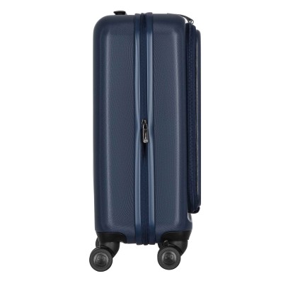 Валіза Wenger Skyon Hardside Carry-On, мала, з відсіком для н/б 16", полікарбонат, TSA, 4 колеса, розширення, USB, синій (653565