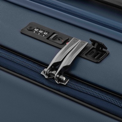 Валіза Wenger Skyon Hardside Carry-On, мала, з відсіком для н/б 16", полікарбонат, TSA, 4 колеса, розширення, USB, синій (653565