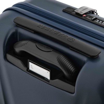 Валіза Wenger Skyon Hardside Carry-On, мала, з відсіком для н/б 16", полікарбонат, TSA, 4 колеса, розширення, USB, синій (653565