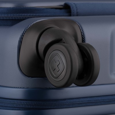 Валіза Wenger Skyon Hardside Carry-On, мала, з відсіком для н/б 16", полікарбонат, TSA, 4 колеса, розширення, USB, синій (653565