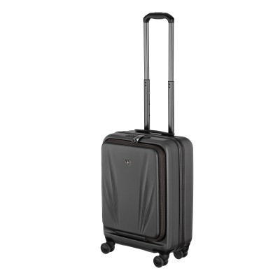 Валіза Wenger Skyon Hardside Carry-On, мала, з відсіком для н/б 16", полікарбонат, TSA, 4 колеса, розширення, USB, сірий (653564