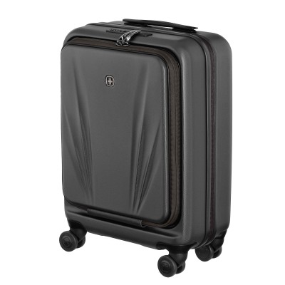 Валіза Wenger Skyon Hardside Carry-On, мала, з відсіком для н/б 16", полікарбонат, TSA, 4 колеса, розширення, USB, сірий (653564