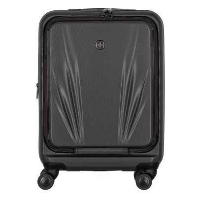 Валіза Wenger Skyon Hardside Carry-On, мала, з відсіком для н/б 16", полікарбонат, TSA, 4 колеса, розширення, USB, сірий (653564