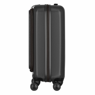 Валіза Wenger Skyon Hardside Carry-On, мала, з відсіком для н/б 16", полікарбонат, TSA, 4 колеса, розширення, USB, сірий (653564