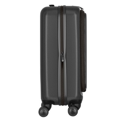 Валіза Wenger Skyon Hardside Carry-On, мала, з відсіком для н/б 16", полікарбонат, TSA, 4 колеса, розширення, USB, сірий (653564