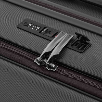 Валіза Wenger Skyon Hardside Carry-On, мала, з відсіком для н/б 16", полікарбонат, TSA, 4 колеса, розширення, USB, сірий (653564