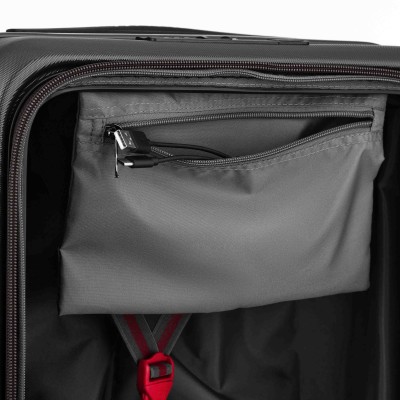 Валіза Wenger Skyon Hardside Carry-On, мала, з відсіком для н/б 16", полікарбонат, TSA, 4 колеса, розширення, USB, сірий (653564