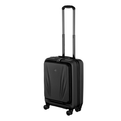 Валіза Wenger Skyon Hardside Carry-On, мала, з відсіком для н/б 16", полікарбонат, TSA, 4 колеса, розширення, USB, чорний (65356