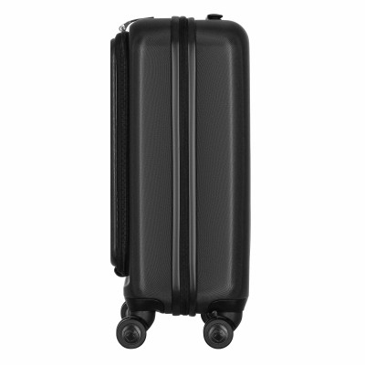 Валіза Wenger Skyon Hardside Carry-On, мала, з відсіком для н/б 16", полікарбонат, TSA, 4 колеса, розширення, USB, чорний (65356