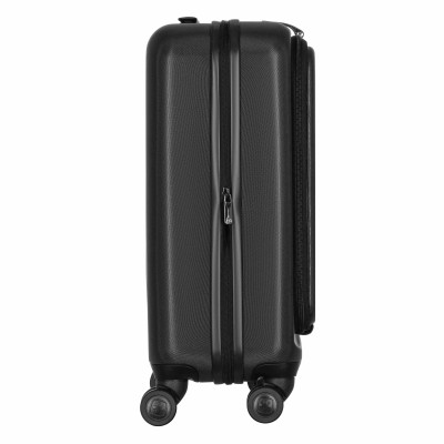 Валіза Wenger Skyon Hardside Carry-On, мала, з відсіком для н/б 16", полікарбонат, TSA, 4 колеса, розширення, USB, чорний (65356