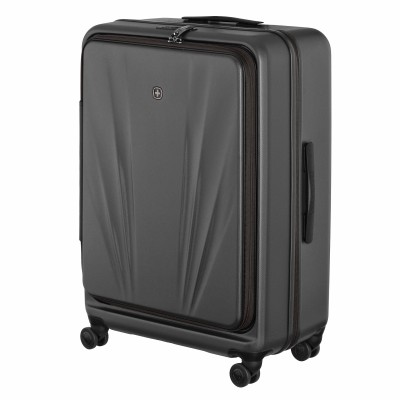 Валіза Wenger Skyon Hardside Large, велика, полікарбонат, TSA, 4 колеса, розширення, сірий (653567)