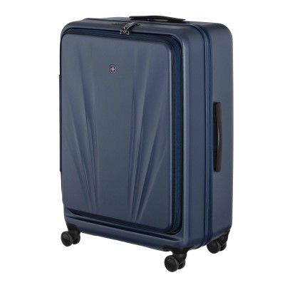 Валіза Wenger Skyon Hardside Large, велика, полікарбонат, TSA, 4 колеса, розширення, темно-синій (653568)