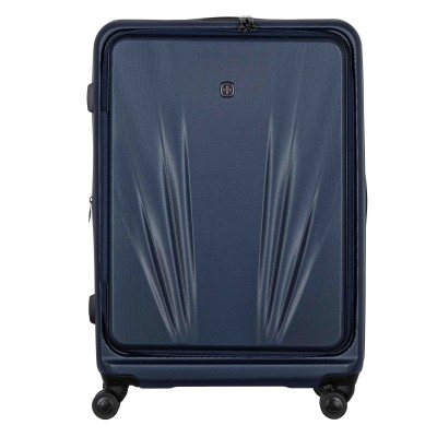Валіза Wenger Skyon Hardside Large, велика, полікарбонат, TSA, 4 колеса, розширення, темно-синій (653568)