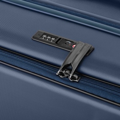 Валіза Wenger Skyon Hardside Large, велика, полікарбонат, TSA, 4 колеса, розширення, темно-синій (653568)