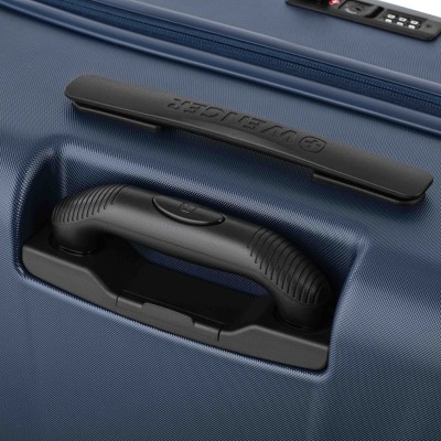 Валіза Wenger Skyon Hardside Large, велика, полікарбонат, TSA, 4 колеса, розширення, темно-синій (653568)
