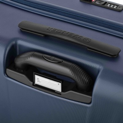 Валіза Wenger Skyon Hardside Large, велика, полікарбонат, TSA, 4 колеса, розширення, темно-синій (653568)