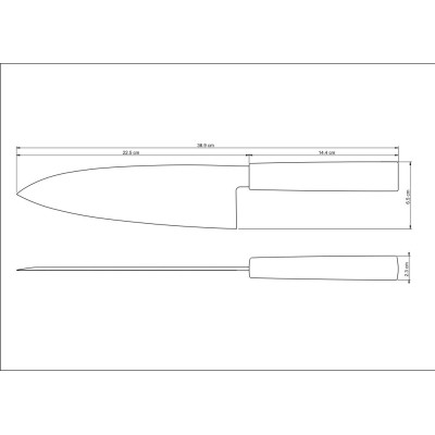 Ніж TRAMONTINA SUSHI 203 мм (24231/048)