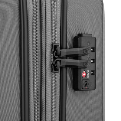 Валіза Wenger, Motion, полікарбонат, гігант, 81см, 135/157л, TSA, 4 колеса, сірий (612707)