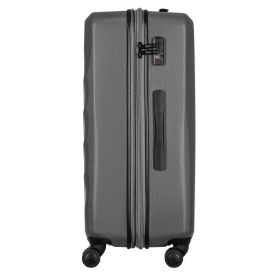 Валіза Wenger, Motion, середня, пластик, 4 колеса, сірий (612703)
