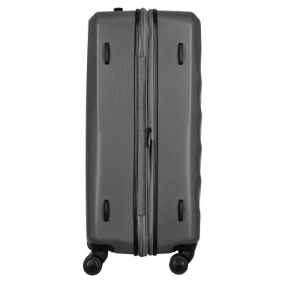 Валіза Wenger, Motion, середня, пластик, 4 колеса, сірий (612703)