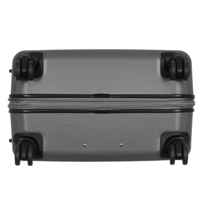Валіза Wenger, Motion, середня, пластик, 4 колеса, сірий (612703)