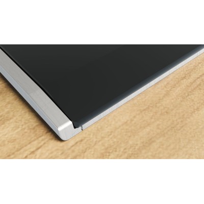 Варильна поверхня Bosch газова на склі, 30см, Доміно, чавун, чорний (PRB3A6I40)