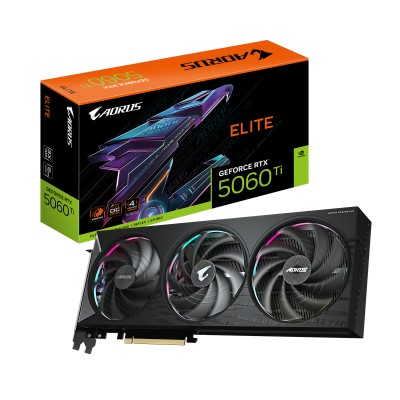 Відеокарта GIGABYTE GeForce RTX 5060 Ti 16GB GDDR7 AORUS (GV-N506TAORUS_E-16GD)