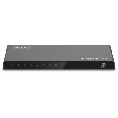 Відеокомутатор DIGITUS UHD HDMI (INx5 - OUTx1), 4K (DS-55332)