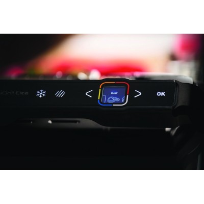 Гриль Tefal прижимний OptiGrill Elite 2000Вт, темп. режимів-15, з`ємні пластини, метал, чорний (GC750830)