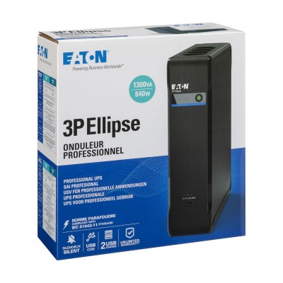 Джерело безперебійного живлення Eaton 3P Ellipse 1300VA/840W, 2xUSB charges+USB port, 4+4xSchuko (3P1300UD)