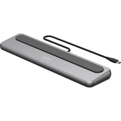 Док-станція DIGITUS USB-C > 2xHDMI/1xDP/3xUSB-A/USB-C/RJ54/PD/Audio (DA-70919)