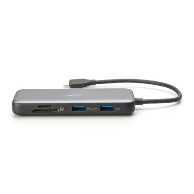 Док-станція USB-C, 8 портів, 2xHDMI, 3xUSB3.0, 1xRJ45, 1xSD, 1xMicroSD, 1xUSB-CPD DA-70915 DIGITUS by ASSMANN