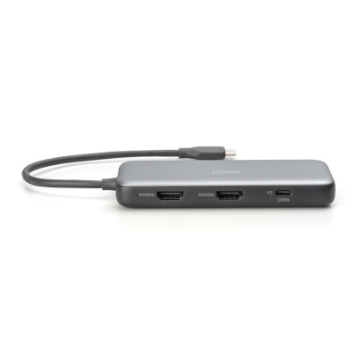 Док-станція USB-C, 8 портів, 2xHDMI, 3xUSB3.0, 1xRJ45, 1xSD, 1xMicroSD, 1xUSB-CPD DA-70915 DIGITUS by ASSMANN