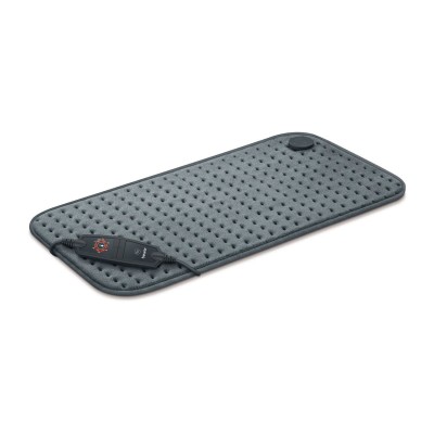 Електрогрілка Beurer традиційна форма, 60х30см, 100Вт, 6 режими, мікроволокно, мікроволокно, сірий (HK_123_XXL_GREEN_PLANET)