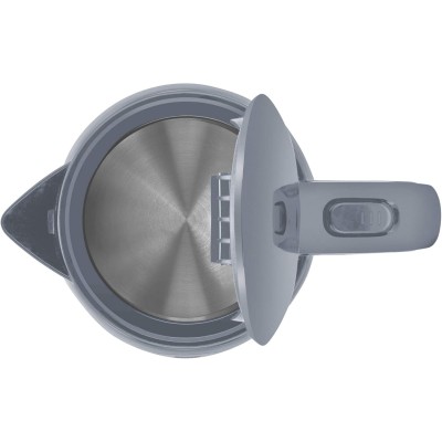 Електрочайник Amica 1.7л, пластик, сірий (KF1013)