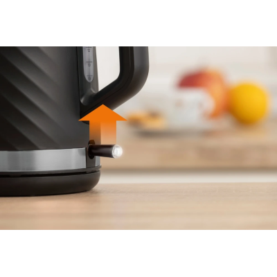 Електрочайник Gorenje 1.7л, Strix контроль, чорний матовий (K17SPB)